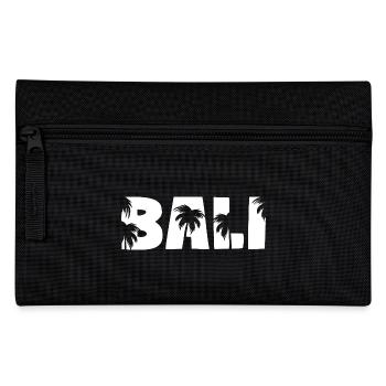 Bali Palmen - Federtasche - Schwarz - Vorne