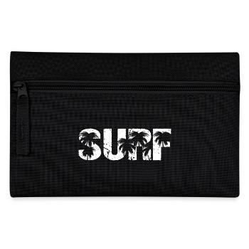 Surf Palmen Wellenreiten Surfer - Federtasche - Schwarz - Vorne