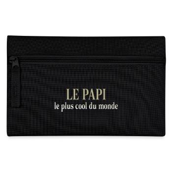 PAPI PAPA GRAND PERE HUMOUR PAPY - Trousse - noir - Devant