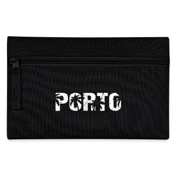Porto Portugal Beach Palms - Federtasche - Schwarz - Vorne