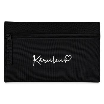 Kärnten Herzschlag - Federtasche - Schwarz - Vorne