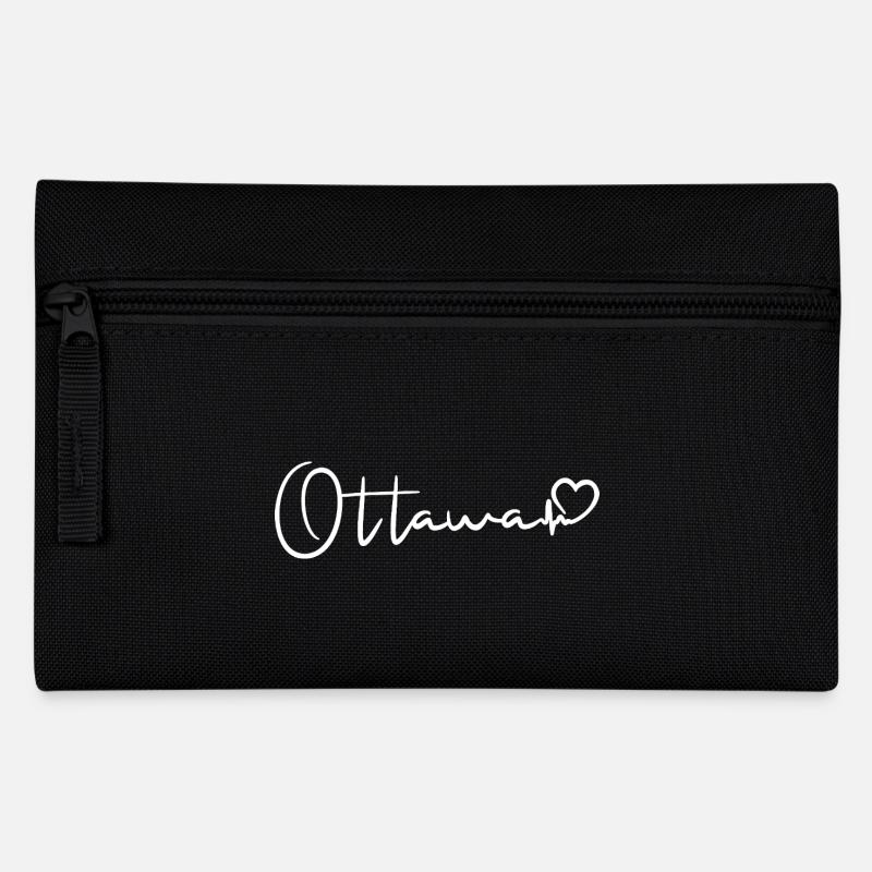 Ottawa Herzschlag - Federtasche - Schwarz