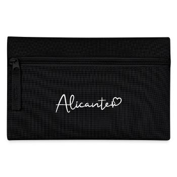 Alicante Herzschlag Spanien - Federtasche - Schwarz - Vorne
