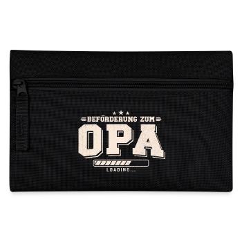 Beförderung zum Opa loading - Federtasche - Schwarz - Vorne