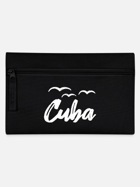 Kuba Vintage Karibik Cuba - Federtasche - Schwarz