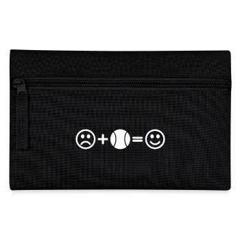 Tennis Smileys - Federtasche - Schwarz - Vorne