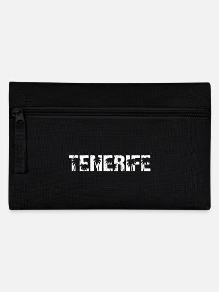 Tenerife Palmen Insel Teneriffa - Federtasche - Schwarz