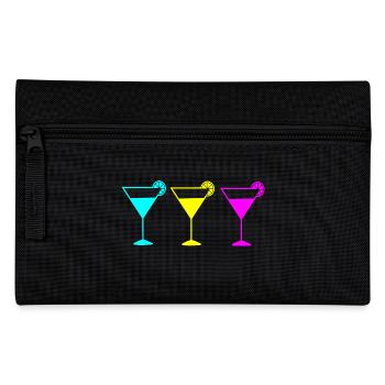 Cocktail Vacances d’été à la plage - Trousse - noir - Devant