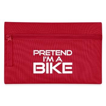 Pretend I’m a Bike - Lustiges Fahrrad Kostüm - Federtasche - Rot - Vorne
