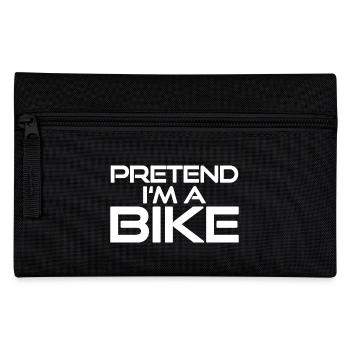 Pretend I'm a Bike - Funny Bike Costume - Pencil Case - black - Front
