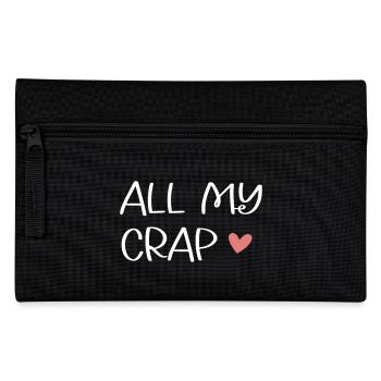 ALL MY CRAP! - Pencil Case - black - Front