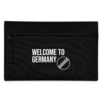 WELCOME TO GERMANY by Unlimited Apparel - Pencil Case - black - Front