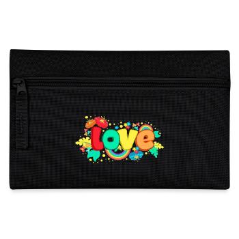 L’amour et les fleurs - Trousse - noir - Devant