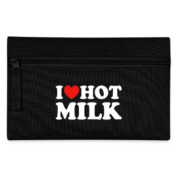 I love hot Milk - Pencil Case - black - Front