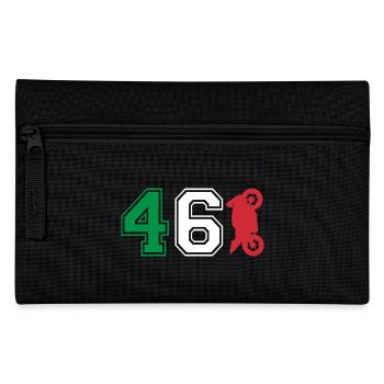 46 Motorcycle Italy - Pencil Case - black - Front