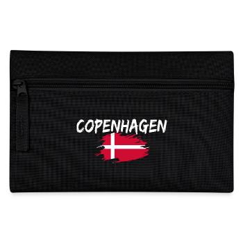 Copenhagen Dänemark Flagge Kopenhagen - Federtasche - Schwarz - Vorne