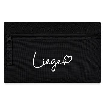 Liège Heartbeat City Belgium Liège - Pencil Case - black - Front