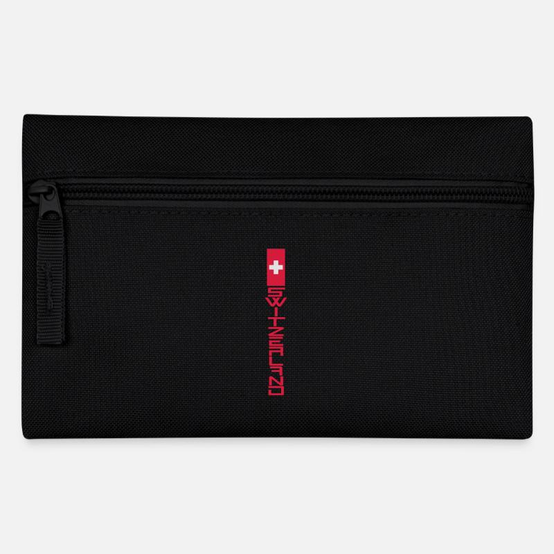 Cool Switzerland Graffiti Cross - Federtasche - Schwarz