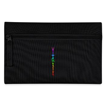 Crop circle - multidimensional human development - Pencil Case - black - Front