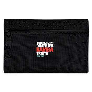 T-Shirt col rond "Bamba Triste" - Trousse - noir - Devant