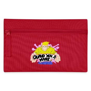Quand yen a marre - Trousse - rouge - Devant