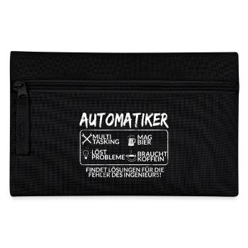Der Automatiker - Federtasche - Schwarz - Vorne
