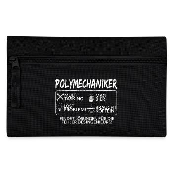 Der Polymechaniker - Federtasche - Schwarz - Vorne