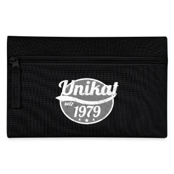 1979 Unikat - Federtasche - Schwarz - Vorne