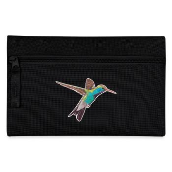 Hummingbird with white border - Pencil Case - black - Front