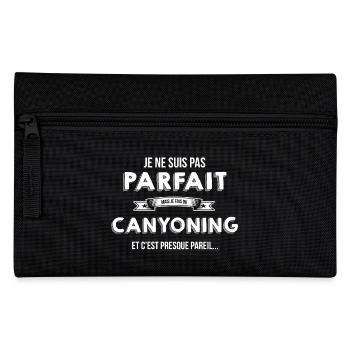 canyoning cadeau humour - Trousse - noir - Devant