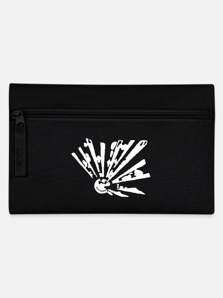 Smiley freetek explosion - Pencil Case - black