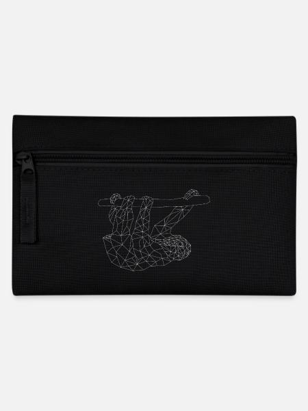 Sloth Origami | Cool sloth design - Pencil Case - black