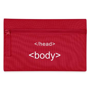 Programmer Shirt Programming - Pencil Case - red - Front