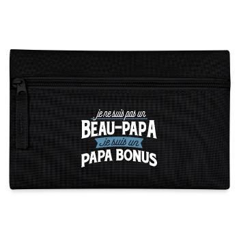 Papa bonus cadeau - Trousse - noir - Devant