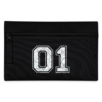 01 in white in the used look - Pencil Case - black - Front