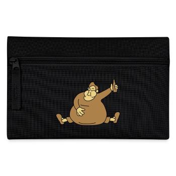 Fat Drunken Man - Pencil Case - black - Front