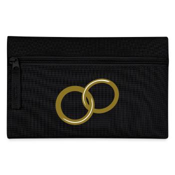 Rings / / marriage proposal / / Get engaged / / - Pencil Case - black - Front