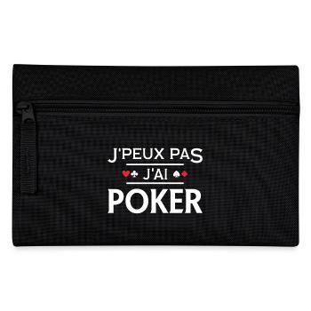 J'peux pas j'ai poker - Trousse - noir - Devant