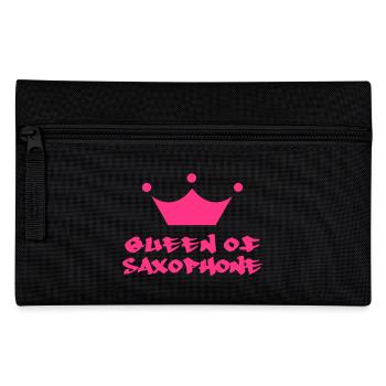 Queen of Saxophone - Pencil Case - black - Front