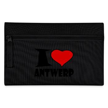 I love Antwerp - Federtasche - Schwarz - Vorne