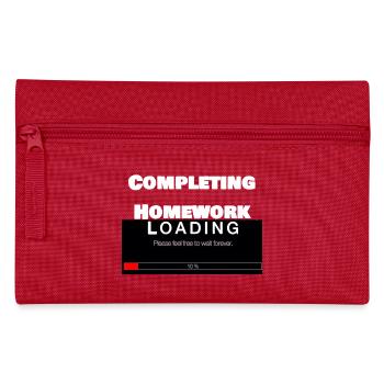 Barre de chargement défilante Université Funny Print - Trousse - rouge - Devant