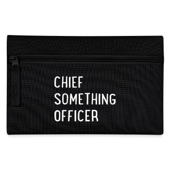 Chief Something Officer - Federtasche - Schwarz - Vorne