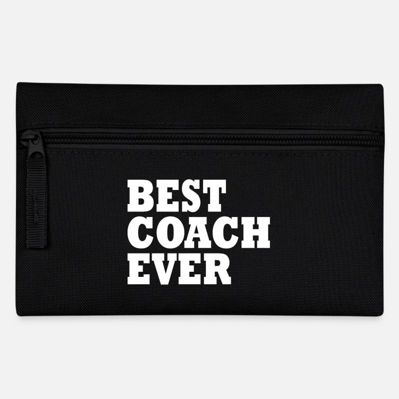 Best coach ever - Federtasche - Schwarz