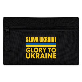 Slava ukraini - Pencil Case - black - Front