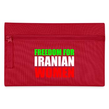 Freedom for iranian women - Pencil Case - red - Front