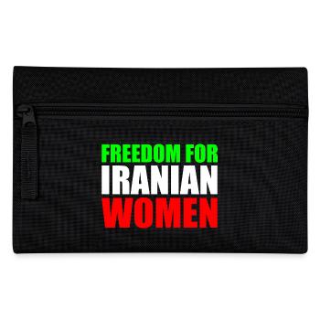 Freedom for iranian women - Pencil Case - black - Front