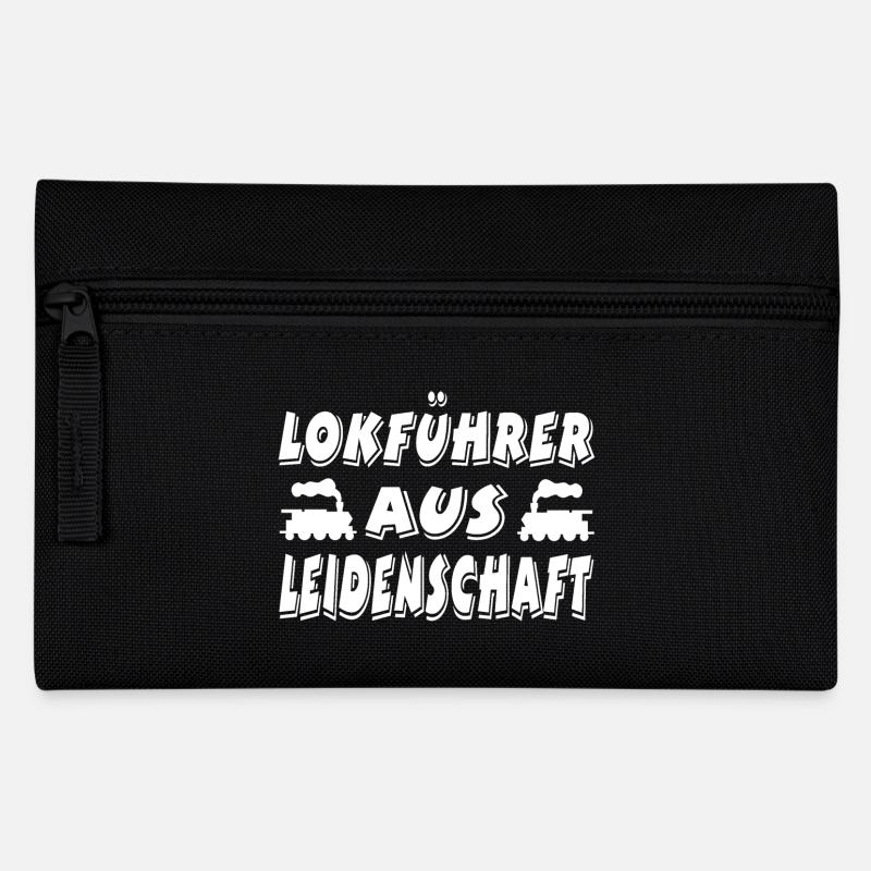 Lokführer - Federtasche - Schwarz