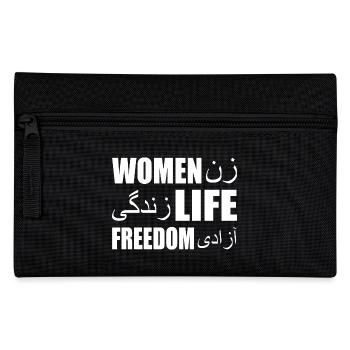 Women life freedom iran - Pencil Case - black - Front