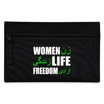 Women life freedom زن زندگی آزادی - Federtasche - Schwarz - Vorne