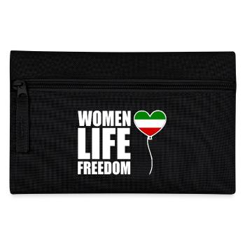 Women life freedom - Pencil Case - black - Front